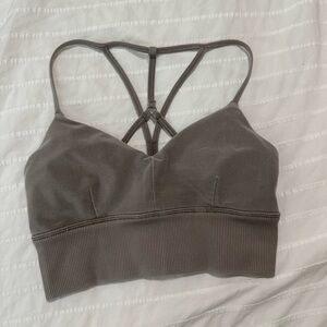 Alo Gray sports bra size XS